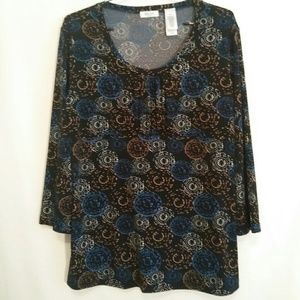 Lovely 3/4 Sleeve Blouse size XL